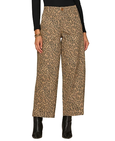 Democracy Petite Barrel Leg Skyrise Jeans