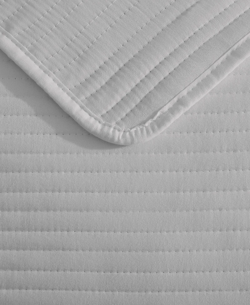Kenneth Cole New York Solid Washed Channel Stitch -Pc. Quilt Set