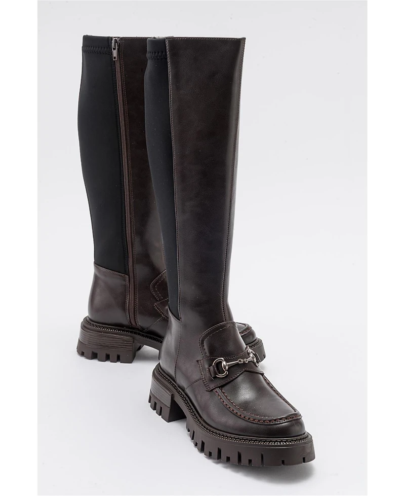 Prologue Shoes Chapel Buckle Stretch Boot (Women)