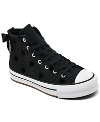 Converse Big Girls Chuck Taylor All Star Bows High Top Casual Sneakers from Finish Line