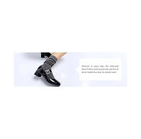 Abeba Diamante Brooch Metallic Mary Jane Pumps