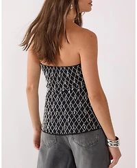 Nasty Gal Droplet Embellished Longline Bustier Top