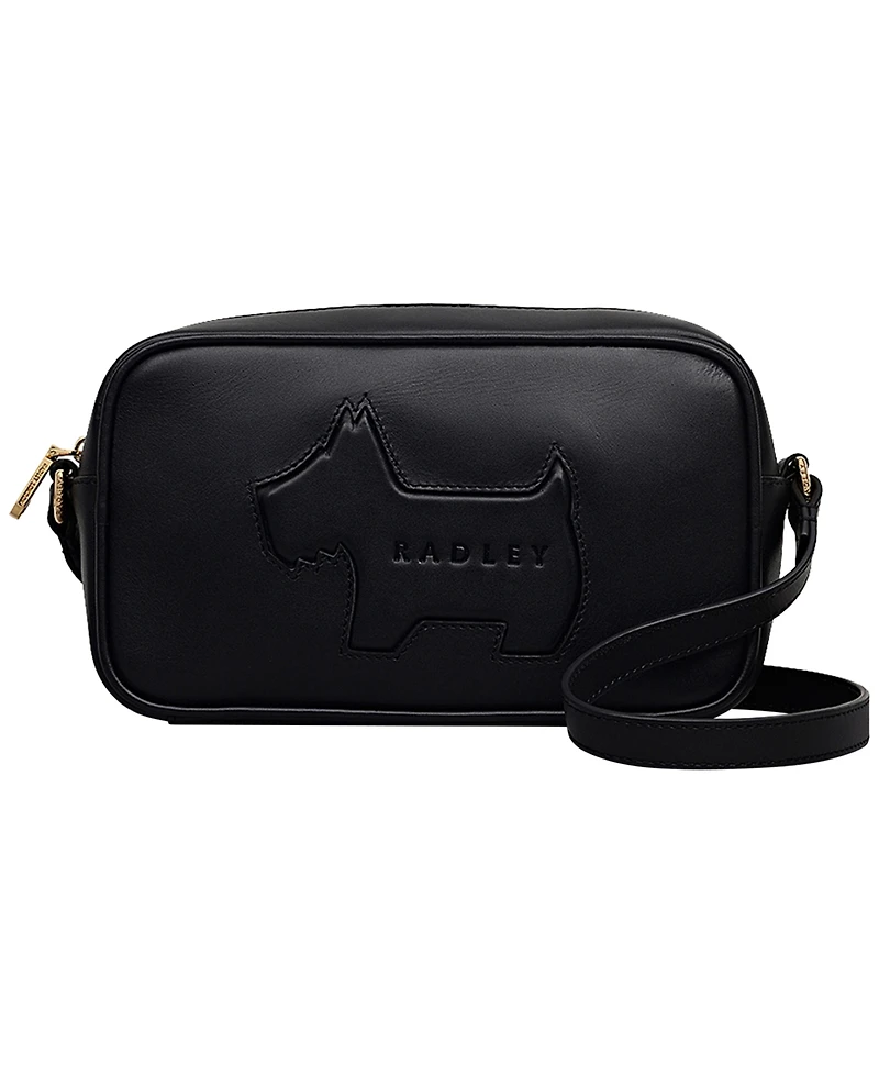 Radley London Hadley Lane Applique Dog Small Zip-Top Cross Body Handbag