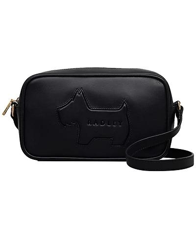 Radley London Hadley Lane Applique Dog Small Zip-Top Cross Body Handbag