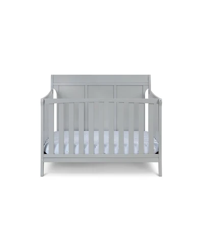 Forest'nSky Gray 4-in-1 Convertible Crib with Clean Lines and Expandable Toddler Bed Frame