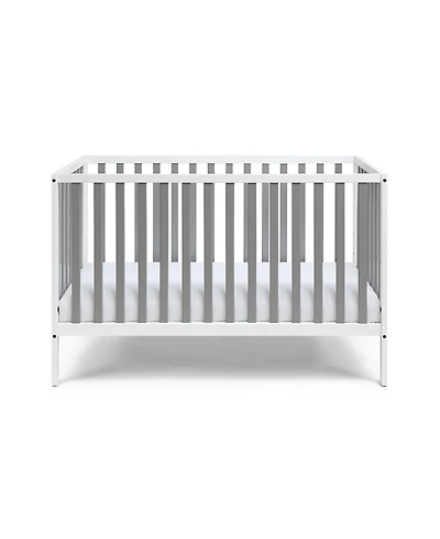 Forest'nSky White and Gray 3-in-1 Island Convertible Crib with Adjustable Mattress Support
