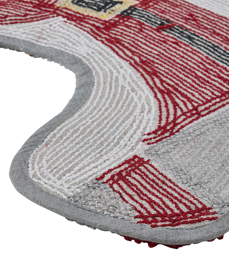 Vcny Home Santa Holiday Bath Rug Set, 2 Count
