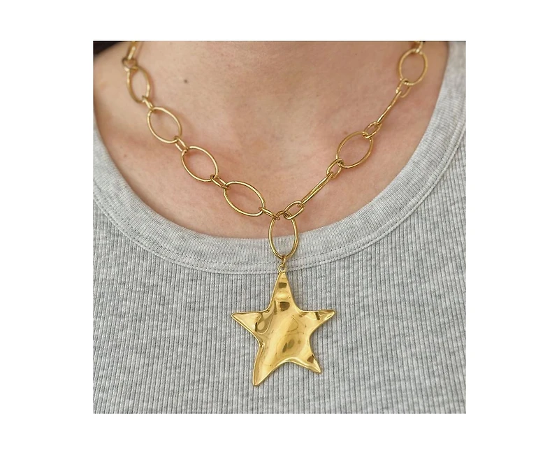 Chunky Star Pendant Necklace