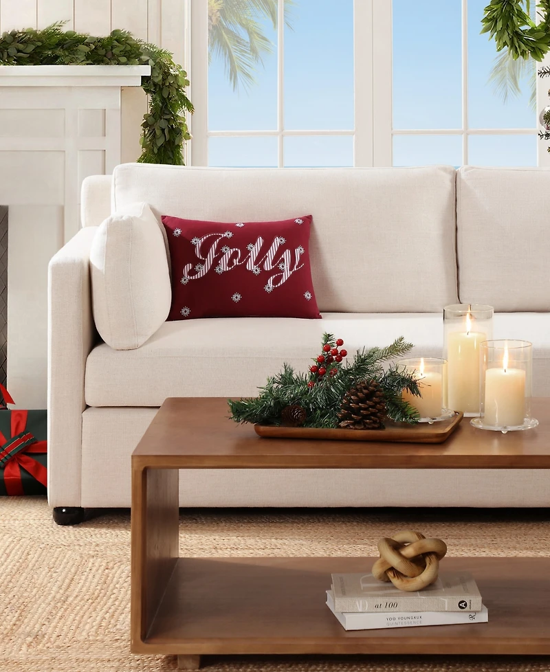 Tommy Bahama Jolly Stripe Decorative Pillow, 12" X 16"
