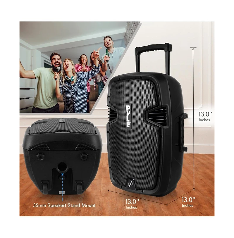 Pyle 12'' Wireless Bluetooth Pa Speaker System (PPHP1299WU.5)
