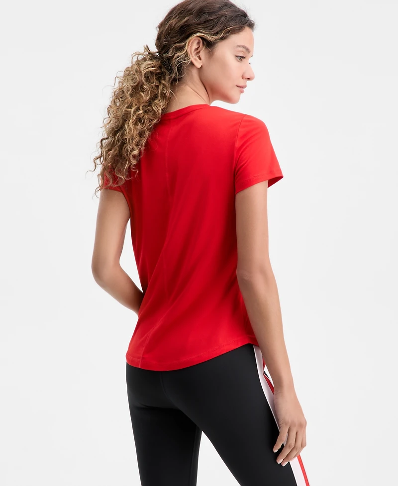 Id Ideology Women's V-Neck Performance T-Shirt, Created for Macy's