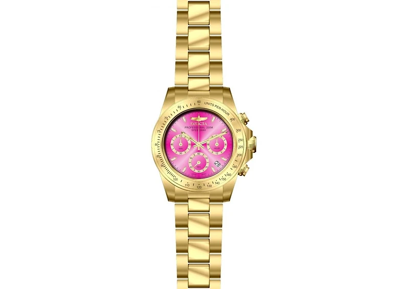 Invicta Women's 18255 Speedway Quartz Chronograph Hot Pink Dial Watch