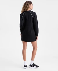 Id Ideology Women's Piped Sweatshirt Dress, Macy's Exclusive