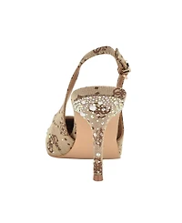 Guess Women's Princessa Quattro G Embellished Slingback Stiletto Pumps