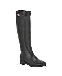 Guess Women's Zoro Wide Calf Leather Riding Boots