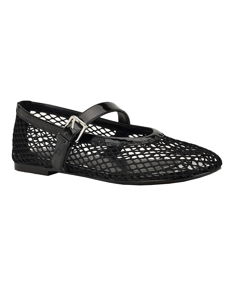 Guess Women's Paxey Mesh Mary Jane Flats