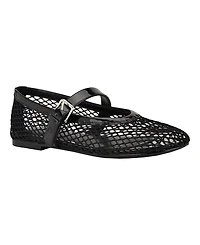 Guess Women's Paxey Mesh Mary Jane Flats