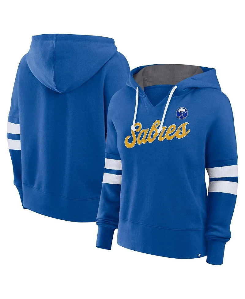 Fanatics Women's Royal Buffalo Sabres Oversized Seize Pullover Hoodie