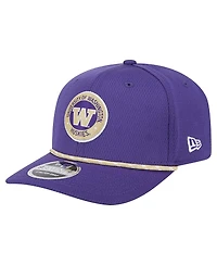 New Era Men's Purple Washington Huskies Coolera 9SEVENTY Rope Stretch-Snap Hat