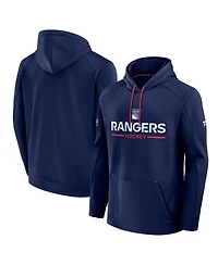 Fanatics Men's Navy New York Rangers Authentic Pro Rink Hoodie