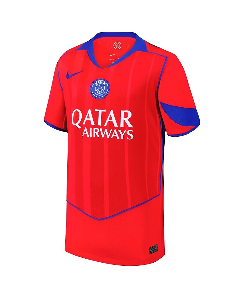 Nike Big Boys and Girls Red Paris Saint-Germain 2025/26 Third Replica Jersey