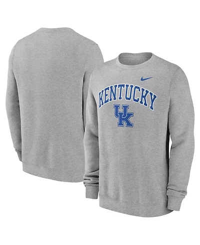 Nike Men's Gray Kentucky Wildcats Arch Pullover Sweatshirt