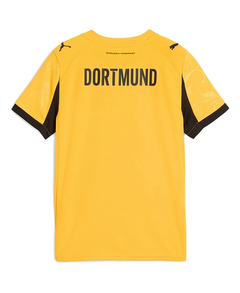 Puma Big Boys and Girls Yellow Borussia Dortmund 2025/26 Cup Replica Jersey