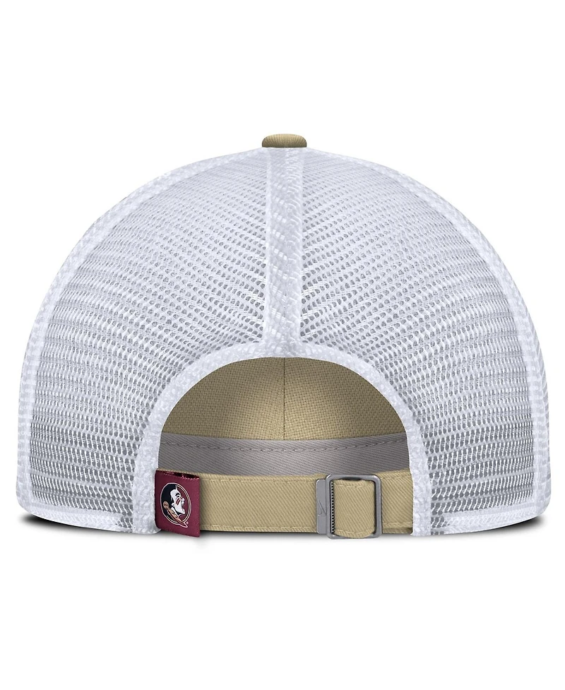 Nike Men's Vegas Gold Florida State Seminoles 2025 Gameday On-Field Club Adjustable Trucker Hat