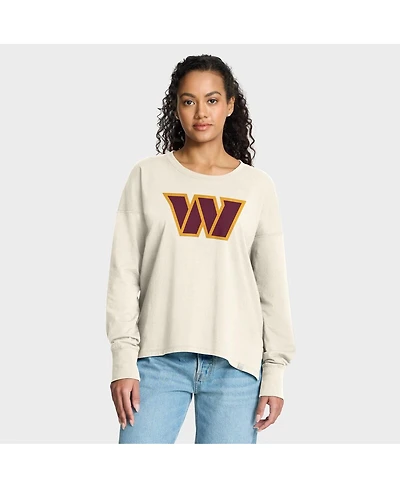 Fanatics Women's Cream Washington Commanders Dove Legacy Long Sleeve T-Shirt