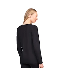 G-iii 4Her by Carl Banks Women's Black Carolina Panthers Best Play Long Sleeve T-Shirt