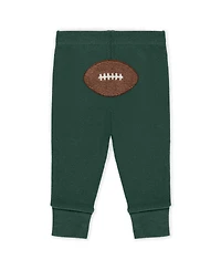 Wear by Erin Andrews Baby Boys and Girls Newborn 3-Piece Green Bay Packers Turn Me Around Bodysuits Pant Set