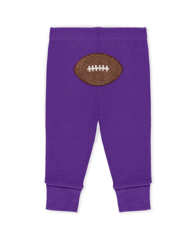 Wear by Erin Andrews Baby Boys and Girls Newborn 3-Piece Minnesota Vikings Turn Me Around Bodysuits Pant Set