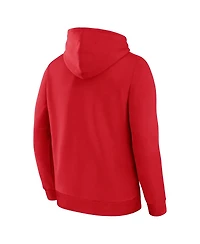 Fanatics Men's Red Philadelphia Phillies 2025 Mlb Postseason Locker Room Hoodie