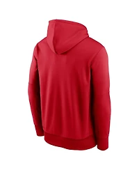 Nike Men's Red Philadelphia Phillies 2025 Mlb Postseason Authentic Collection Therma Fleece Hoodie