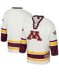 Colosseum Men's Cream Minnesota Golden Gophers Puck Proud Fashion Hockey Jersey