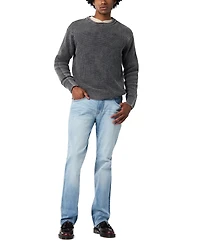 Buffalo David Bitton Men's Washy Textured Knit Crewneck Sweater