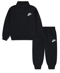 Nike Boy Toddler 2T-4T Logo Detail Sweatshirt and Jogger Pants, 2-Piece Set