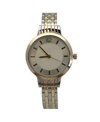 Olivia Pratt Twotone Textured Bangle Watch