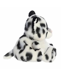 Aurora Mini Kaia Snow Leopard Palm Pals Adorable Plush Toy White 5"