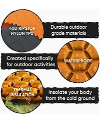 Powerlix 2-Pack Sleeping Pad Ultralight Inflatable Camping Air Mattress