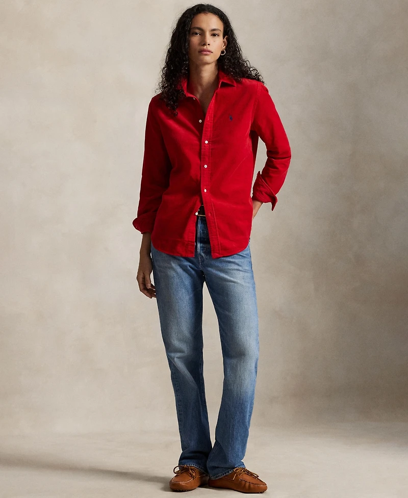 Polo Ralph Lauren Women's Classic-Fit Cotton Corduroy Shirt