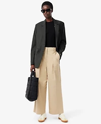 Lacoste Usa Women's Cotton Slim-Fit Crewneck Tee