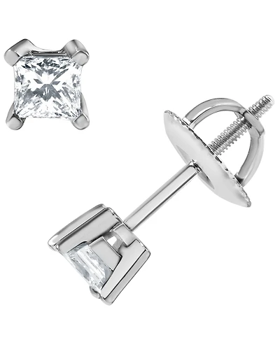 Macy's Diamond Stud Earrings (1/3 ct. t.w.) in 14K White Gold