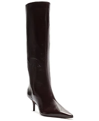 Arezzo Women's Sasha Low Kitten Heel Boots