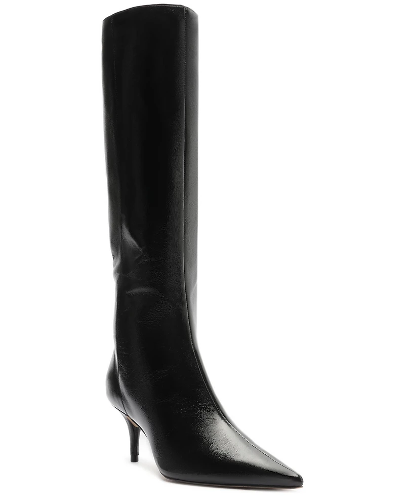 Arezzo Women's Sasha Low Kitten Heel Boots
