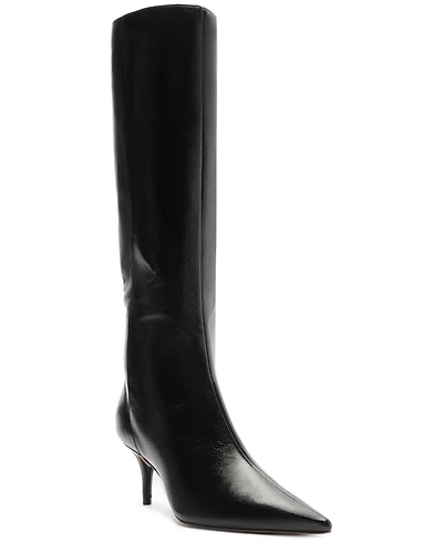 Arezzo Women's Sasha Low Kitten Heel Boots