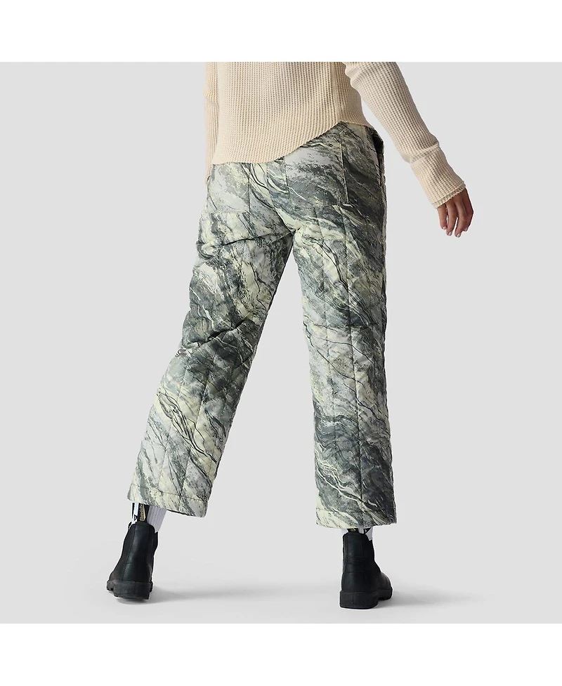 Backcountry Women's Oakbury Print Synthetic Quilted Pant Heavyweight Long Underwear Bottoms