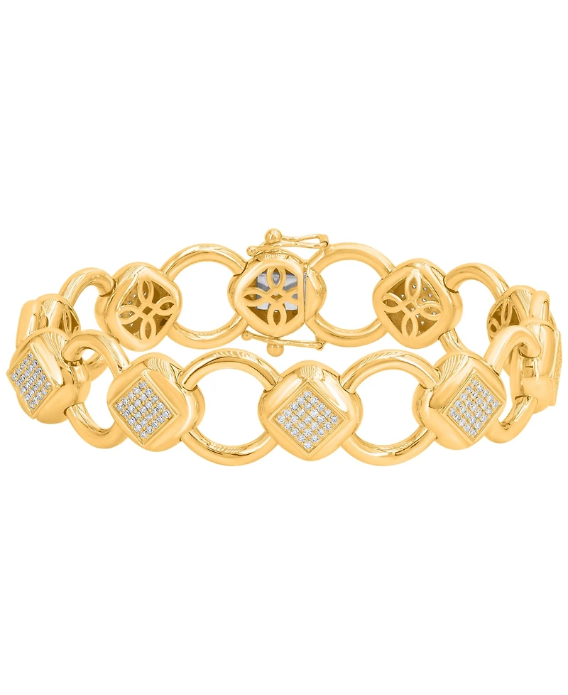 Macy's Round Diamond Bracelet (1 ct. t.w.) in 14K Yellow Gold