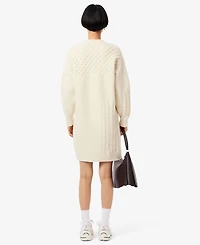 Lacoste Usa Women's Oversized Knit Sweater