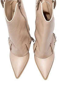 Prologue Shoes Lola Zip Pointed Toe Heel Boot (Women)